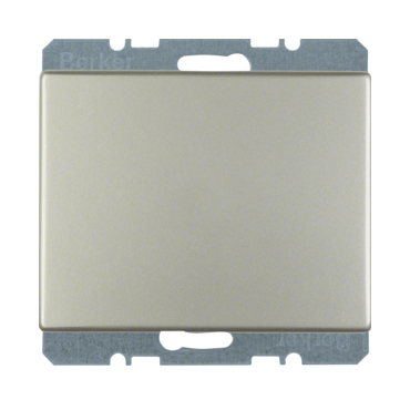 HAG 6710457004 Záslepka se středovým dílem, Berker K.5, ušlecht. nerez. ocel