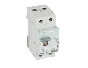 Chránič dvoupolový LEGRAND 411522 TX3 CHRÁN. 2P 80A 100MA AC