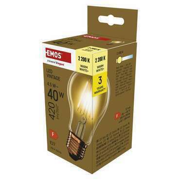 EMOS Z55032 LED VNT A60 4,5W(40W) 420lm E27 WW+