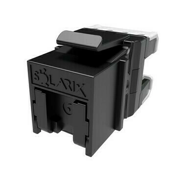 Keystone datový SOLARIX SXKJ-6-UTP-BK-NA, CAT6, UTP, RJ45, černý, rychlozařezávací, 24ks