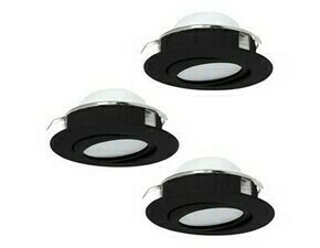 Svítidlo zapuštěné EGLO SET 3XLED-EINBAUSPOT O84 SW PINEDA