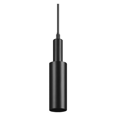 LEDV TRACKLIGHT PENDANT CYLINDER BK GU10LEDV