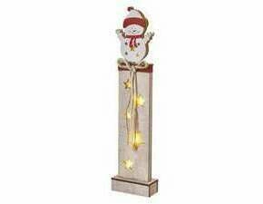 EMOS DCWW12 5LED XMAS WOOD SNOWMEN 2AA T WW