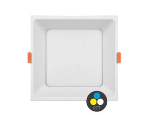 LED svítidlo vestavné ECOPLANET TONY 24W, 3120lm, CCT 3000/4000/6500K, IP20, bílá