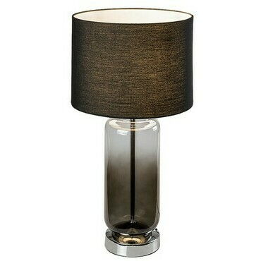 Stolní lampa Rien kouřové sklo E27 1×60W RABALUX 74049
