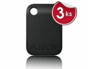 SAFE AJAX 23525  Ajax Tag Black 3 ks - Bezkontaktní čip pro klávesnice KeyPad Plus v černém proveden
