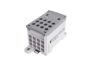 EL 1003955 Blok pro rozdělení fází PVB 160-12, 1pól., AL/CU, 160A, 1000V, šedý, na DIN (bal.5)