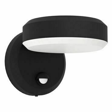 Svítidlo venkovní EGLO AL-LED-WL M.SENSOR SCHWARZ WS FORNACI, nástěnné