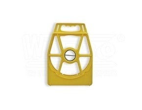 wpr4650 PTA-VP9-Y praktický plastový nosič PYTHON BOX 9 pro pásy š. 9,53 mm, žlutý