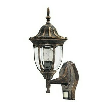 Venkovní nástěnné svítidlo Milano antická zlatá E27 1×60W RABALUX 8370