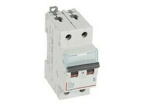 Jistič dvoupolový LEGRAND 409451 DX3 2P D16 10000A/16KA