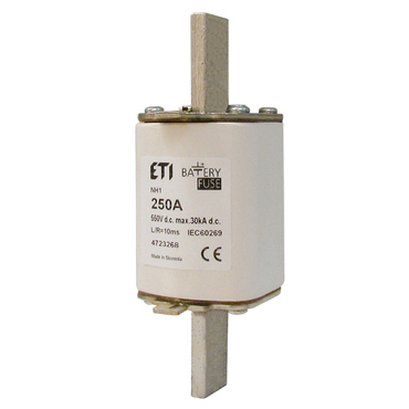 ETI 004725261 pojistka, M3 bat/315A/550V DC