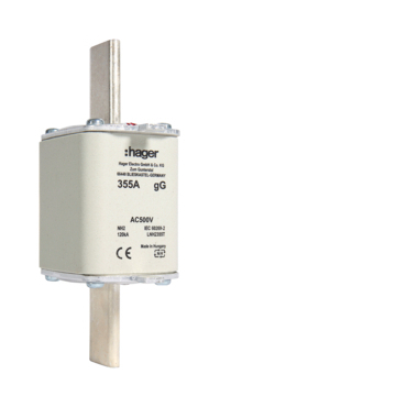 HAG LNH2355M Pojistka nožová NH2 gG 500V 355A dvojitá signalizace