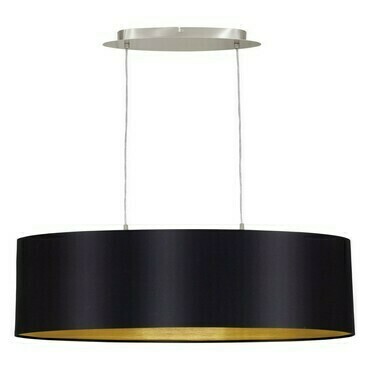 Svítidlo závěsné EGLO HL 2 L-780 NICKEL-M SCHWARZ MASERLO