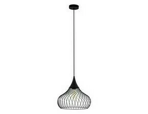 Svítidlo závěsné EGLO HL 1 E27 SCHWARZ STAVERTON