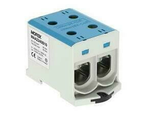 MOREK MAA2240B10 Univerzální řadová svorka OTL 240-2xAl/Cu 35-240mm2 1000V modrá