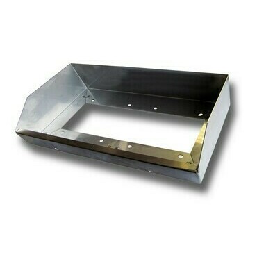 Stříška pro tabla LASKOMEX DAX4-2H, dvoumodulová, pro CP2513 INOX a NP2513, nerez