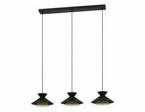 Svítidlo závěsné EGLO HL 3 E27 SCHWARZ MS GRIZEDALE