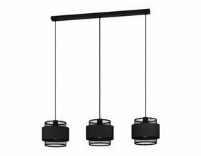 Závěsné svítidlo BAZELY černá 990×230 mm EGLO