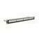 Patch panel WIREX WPP-6A-S-24-1-BL, 19", CAT6A, STP, 24x RJ45, 1U, vyvazovací lišta, modulární
