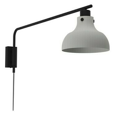 Svítidlo nástěnné EGLO WL 1 E27 GRAU SCHWARZ MATLOCK