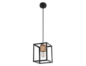 LEDV DECOR NAIROBI PENDANT BK WD E27    LEDV