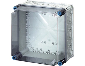 HEN Mi 0210 Prázdná rozvodnice s průhledným víkem IP 65, vnější rozměry (š-v-h) 300x300x214mm
