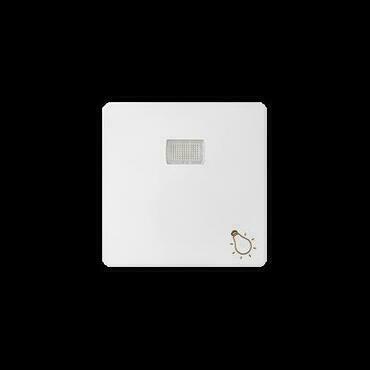 SIMON 82 82016-30 Kryt s průzorem a piktogramem „světlo” k přístrojům řady 75,bílý