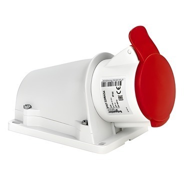 SCHN PKF32W434 PK PratiKa šroub. nást. zásuvka 32A IP44 380V 3P+PE 50-60Hz