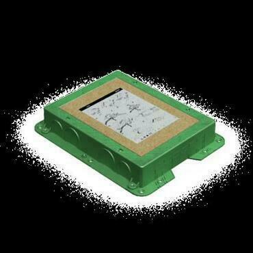 Kazeta plastová SIMON G201, do potěru ke krabici podlahové Simon KF (KF200/1),