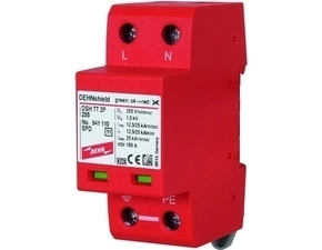 DEHN 941110  Základní kombinovaný svodič přepětí shield pro jednofázové TT a TN systémy DEHN DEHN