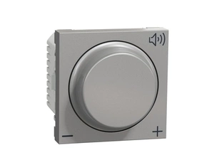 SCHN NU360230 Unica - Ovládač hlasitosti, Aluminium