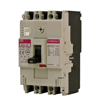 ETI 004671870 kompaktní jistič, EB2S 160/4HF 40A 4p