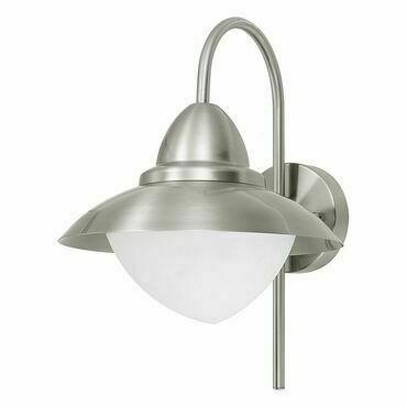 Svítidlo venkovní EGLO WL 1 E27 EDELSTAHL SIDNEY, nástěnné