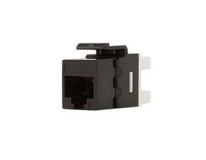 Keystone datový WIREX WKE-5-U-T-BL, CAT5E, UTP, RJ45, černá, narážecí