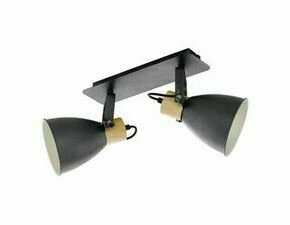 EGLO BALKEN/2 E27 ANTHRAZIT/HOLZ 'COSWARTH'