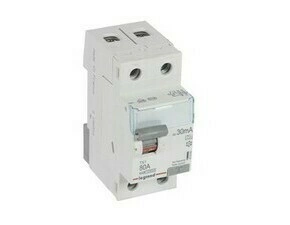 Chránič dvoupolový LEGRAND 411562 TX3 CHRÁN. 2P 80A 30MA A