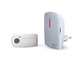 ELB 1117 BZ11 stříbrná Bezdrátový zvonek - 230V AC
