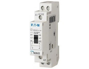 EATON 265574 Z-TN230/SS Instalační relé 230V AC, 2 zap. kont., 20A, mechanická předvolba ON/AUT/OFF