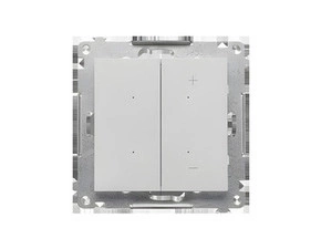 Stmívač ovětlení SIMON GO TESRGB1W.01/143, RGB LED pásky tlač., Dimmer RGB, Wi-Fi, hliníková mat