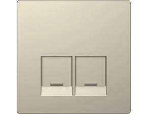 SCHN MTN4572-6033 Centrální deska, Merten D-Life, pro datovou zásuvku 2xRJ45 Actassi, Sahara