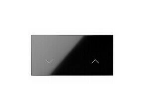 Kryt žaluziového spínače SIMON 10002081-138, iO Master, černá