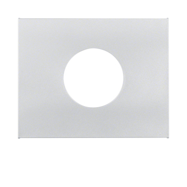 HAG 11657003 Centrální díl pro tlačítko a kontrolku E10, Berker K.5, Alu, lak.