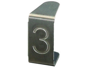DEHN 490003  Štítek s číslem ""3"", NIRO DEHN DEHN