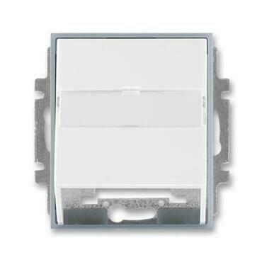 Kryt zásuvky ABB Element 5014E-A00100 04, bílá/ledová šedá, komunikační (pro nosnou masku)