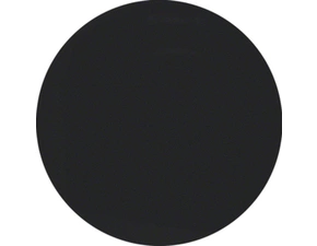 HAG 11372045 Centrální díl s knoflíkem pro otočný stmívač, Berker R.1/R.3, černá, lesk