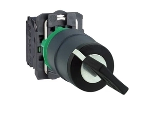 SCHN XB5AG61 Ovládač otočný a se zámkem - 2 polohy s návratem vlevo, 1 Z - klíč