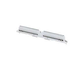 Šroubovací svorkovnice GEWISS GW40408B, 80 a  ip20, dvoupólová, n/pe (2x16)+(7x10)