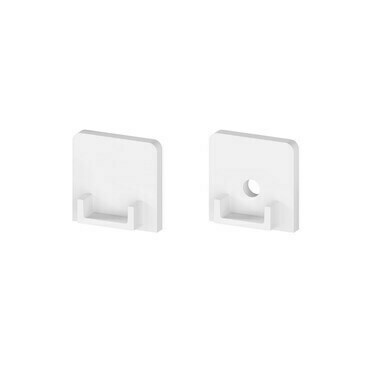 Koncovka profilu GREENLUX EC-PROFIL (YD) W (2pcs/SET), bílá