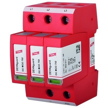 DEHN 952307  Svodič přepětí guard M 3-pólový pro TN-C systémy DEHN DEHN